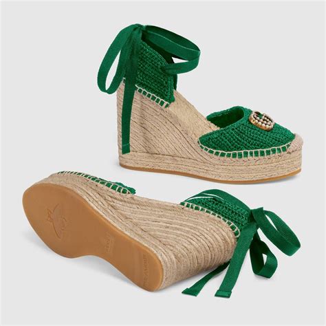 gucci scritte pataloni|designer gucci espadrilles.